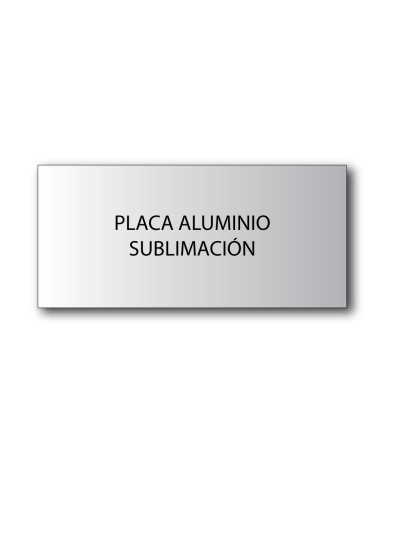 25/26 PLACA SUBLI MEDIDA 60 x 20 mm