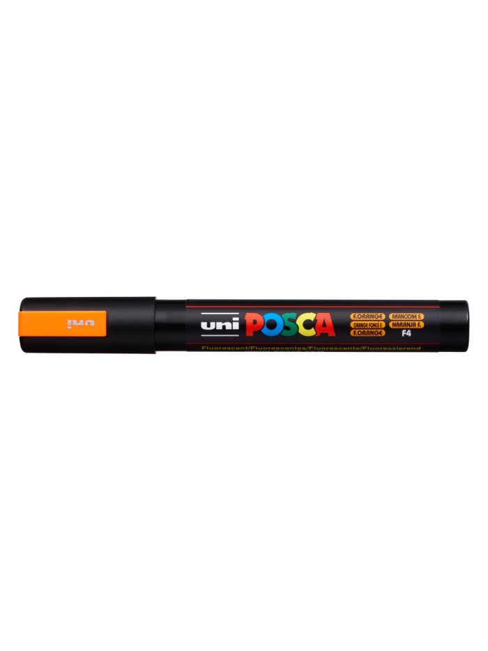 Rotulador uni posca pc-5m marcador de pintura punta conica 1,8-2,5 mm naranja fluor Rotulador uni posca pc-5m marcador de pintura punta conica 1,8-2,5 mm naranja fluor