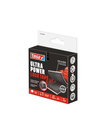Cinta adhesiva tesa ultra power lock tape 1 mt x 25 mm