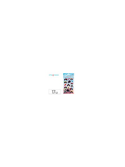 Pegatinas imaginovo kids carreras goma eva 190x105 mm en blister