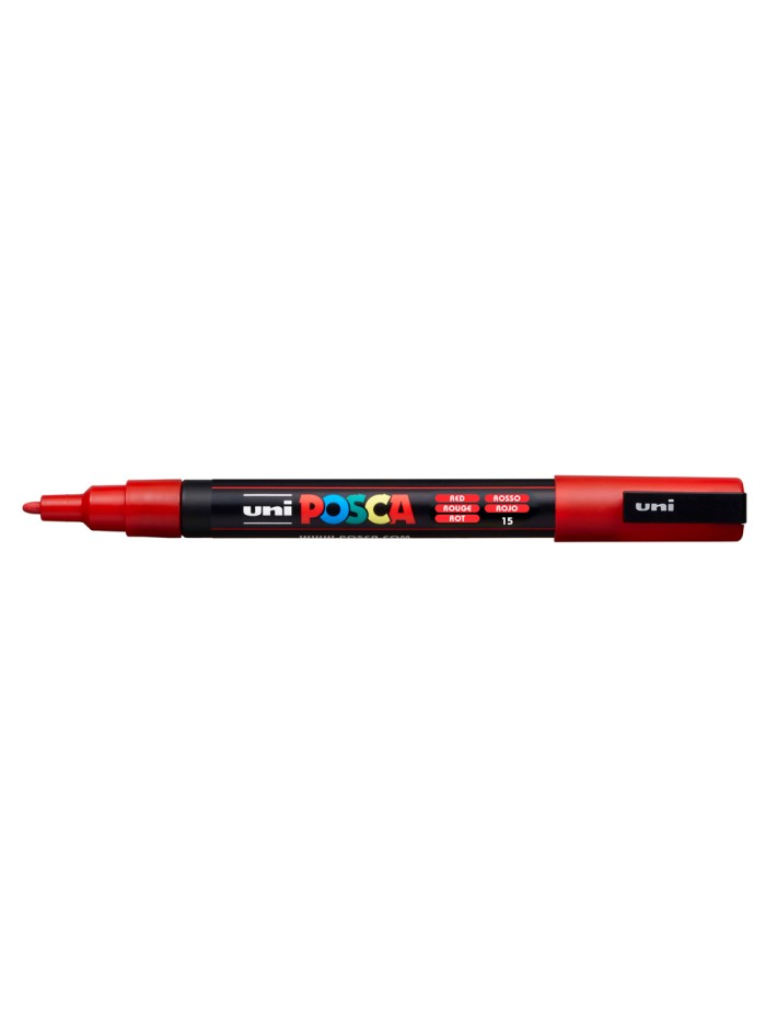 Rotulador uni posca pc-3m marcador de pintura punta conica 0,9-1,3 mm rojo Rotulador uni posca pc-3m marcador de pintura punta conica 0,9-1,3 mm rojo