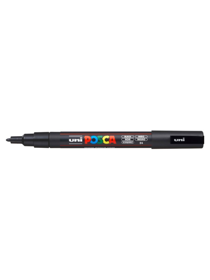 Rotulador uni posca pc-3m marcador de pintura punta conica 0,9-1,3 mm negro Rotulador uni posca pc-3m marcador de pintura punta conica 0,9-1,3 mm negro