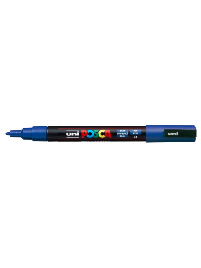 Rotulador uni posca pc-3m marcador de pintura punta conica 0,9-1,3 mm azul Rotulador uni posca pc-3m marcador de pintura punta conica 0,9-1,3 mm azul