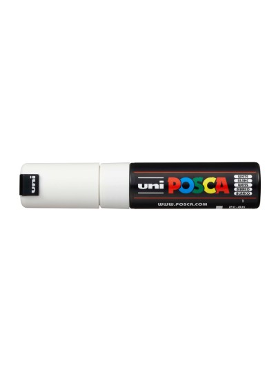 Rotulador uni posca pc-8k blanco