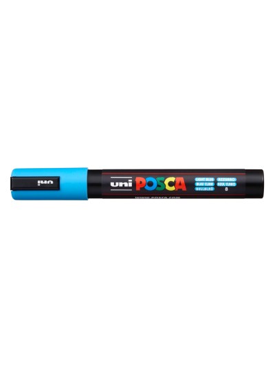 Rotulador uni posca pc-5m azul claro