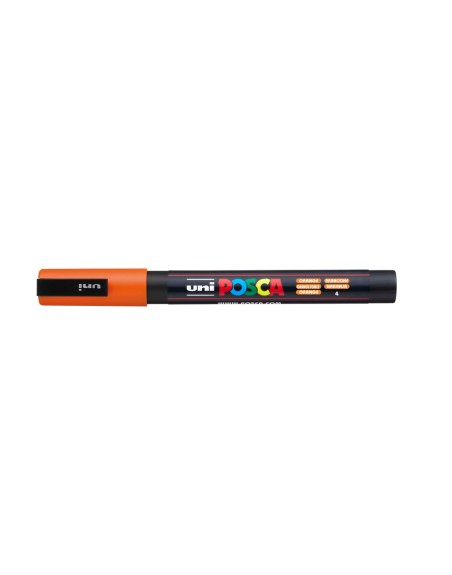 Rotulador uni posca pc-3m naranja