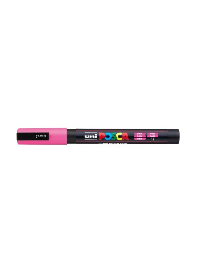 Rotulador uni posca pc-3m rosa