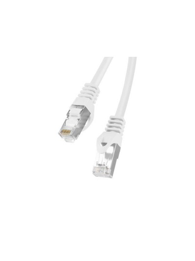 Latiguillo rj45 lanberg cat.6 ftp 0.5m fluke passed blanco