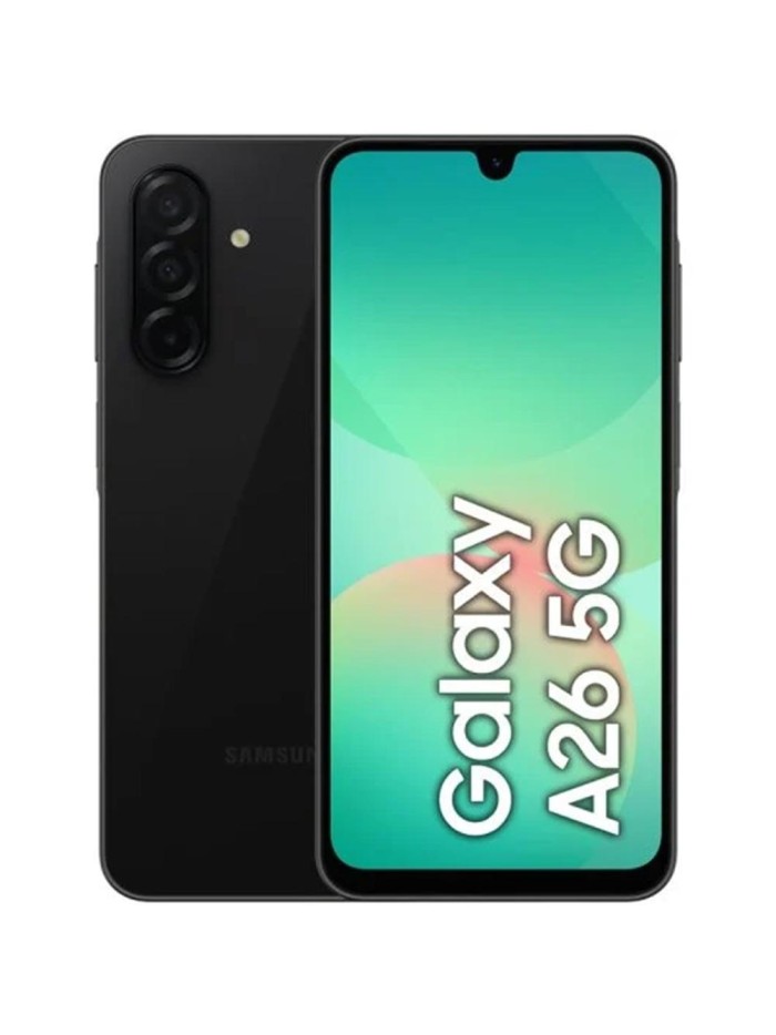 Telefono movil smartphone movil samsung galaxy a26 5g 6gb - 128gb - 6.7 pulgadas - negro Telefono movil smartphone movil samsung galaxy a26 5g 6gb - 128gb - 6.7 pulgadas - negro