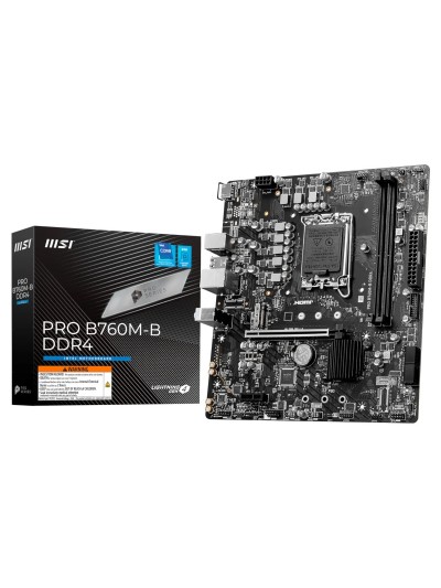 Placa base msi pro b760m - b ddr4 lga 1700