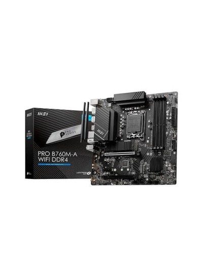 Placa base msi 1700 pro b760m - a wifi atx - 4x ddr4 - 4x sata 6gb - s - 8x usb 3.2 - 1x usb tipo c 911 - 7d99 - 001