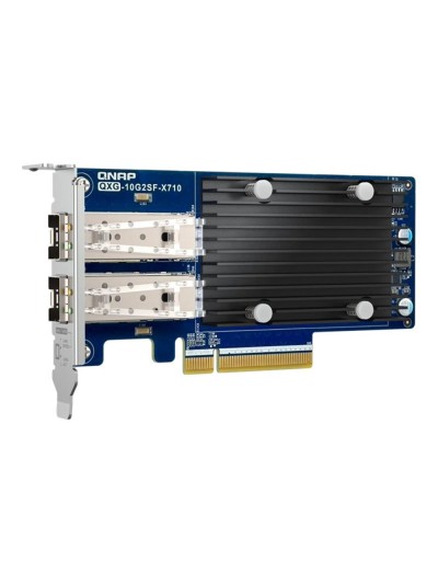 Tarjeta de red qnap qxg - 10g2sf - x710 2x 10 gigabit sfp+