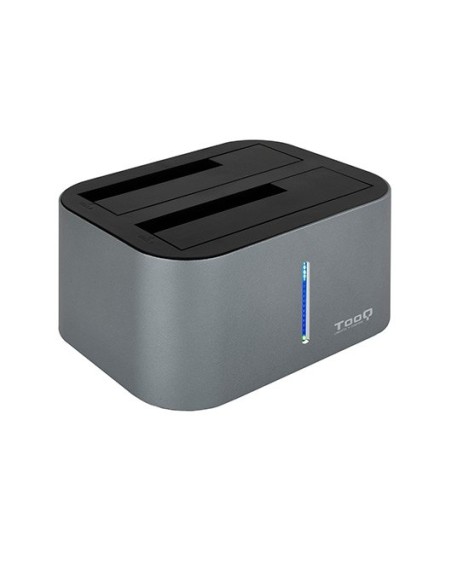 Docking station tooq hdd - sdd 2.5 pulgadas - 3.5 pulgadas sata clona discos sin pc - doble bahia - usb 3.0 - 3.1
