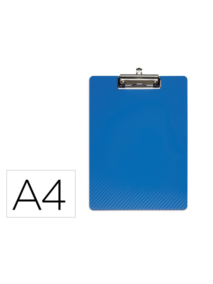 Portanotas maul flexx din a4 polipropileno con pinza color azul Portanotas maul flexx din a4 polipropileno con pinza color azul