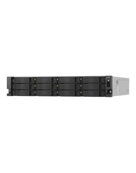 Servidor nas qnap ts - h1277axu - rp - r7 - 32g 12 bahias 2u rack 32gb gigabit ethernet
