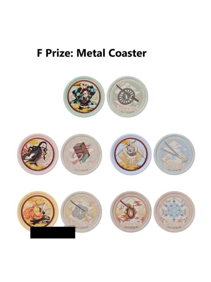 Posavasos demon slayer exclusivo kuji premio f 1 unidad Posavasos demon slayer exclusivo kuji premio f 1 unidad