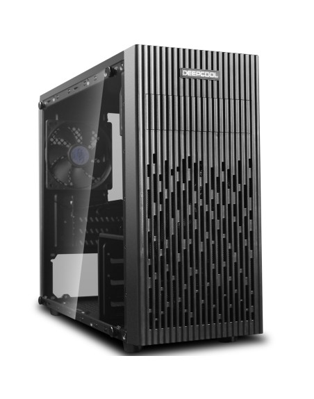 Caja ordenador gaming deepcool 30 micro atx - cristal templado - usb - negro