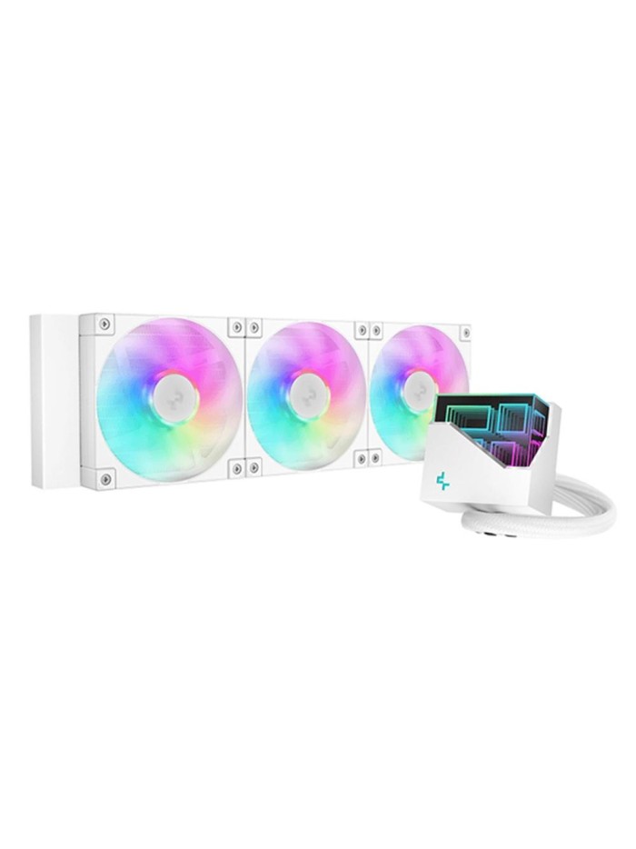 Kit de refrigeracion liquida deepcool lt360 argb 360mm blanco Kit de refrigeracion liquida deepcool lt360 argb 360mm blanco