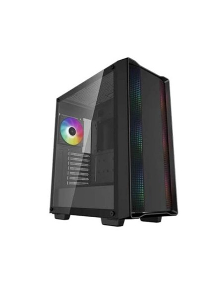 Caja ordenador gaming deepcool atx cc560 v2 argb cristal templado negro