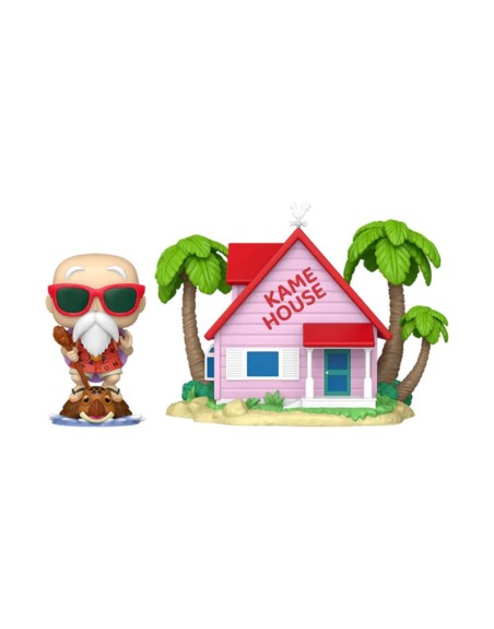 Funko pop town dragon ball master roshi at kame house