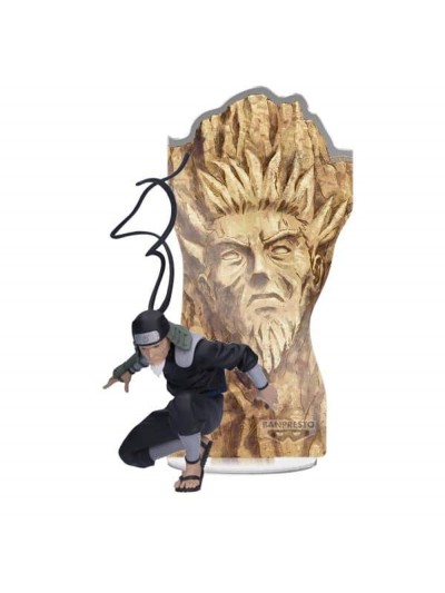 Figura banpresto naruto shippuden panel spectacle hiruzen sarutobi 7cm