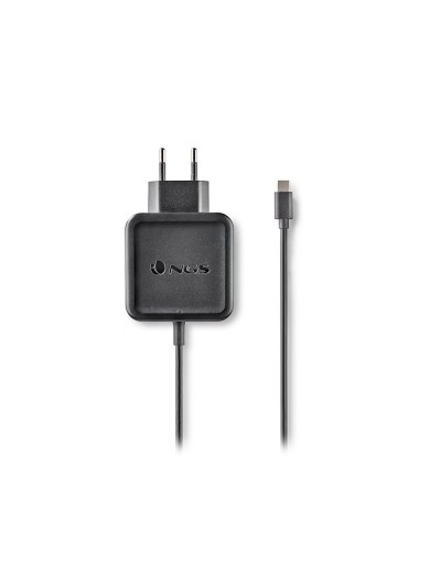 Cargador universal ngs de pared para portatil 45w tipo c 5v/9v/12v/15v-3a 20v/2,25a
