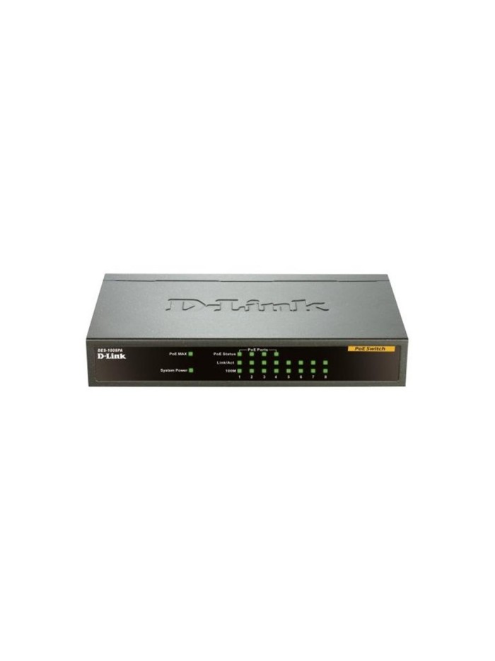 Switch d - link des - 1008pa 8 puertos Switch d - link des - 1008pa 8 puertos