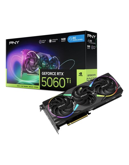 Tarjeta grafica pny rtx 5060ti 16gb gddr7 argb