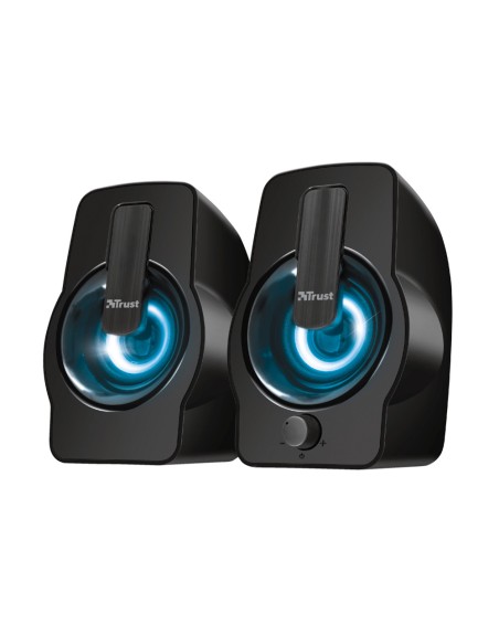 Altavoces trust gemi 2.0 potencia maxima 12w iluminacion led control de volumen y conexion
