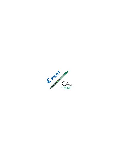 Boligrafo pilot ecoball plastico reciclado tinta aceite punta de bola 1 mm color verde