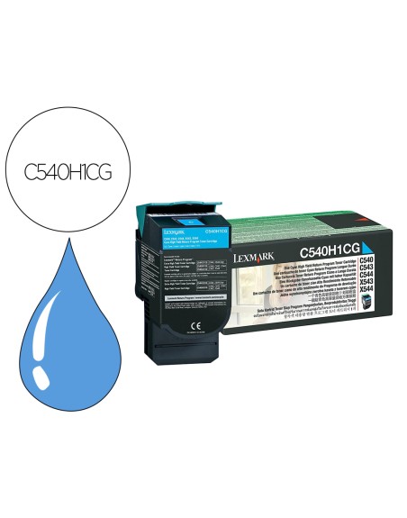 Toner lexmark laser c540h1cg c540 / c543 / c544 / x543 / x544 cian 2000 paginas