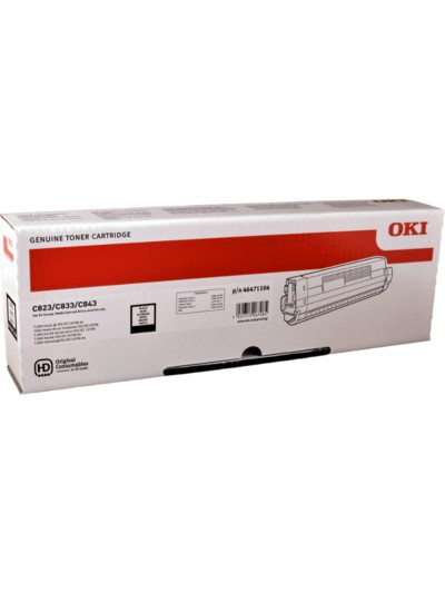 Toner oki laser 46471104 negro 7000 paginas
