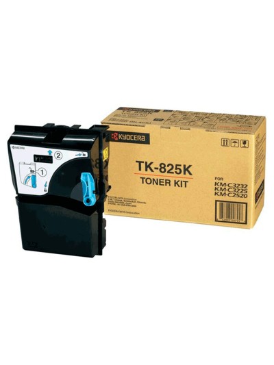 Toner kyocera -mita km-c2520 / 3225 / 3232 tk825k negro