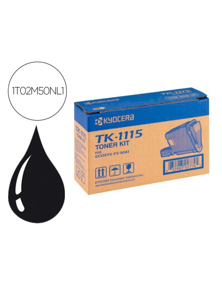 Toner kyocera -mita fs-1041 / 1220mfp / 1320mfp negro tk1115
