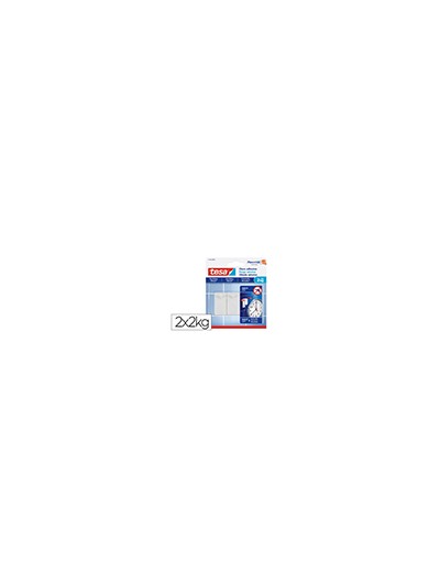 Clavo autoadhesivo tesa sujecion hasta 2 kg uso azulejos removible blister de 2 unidades