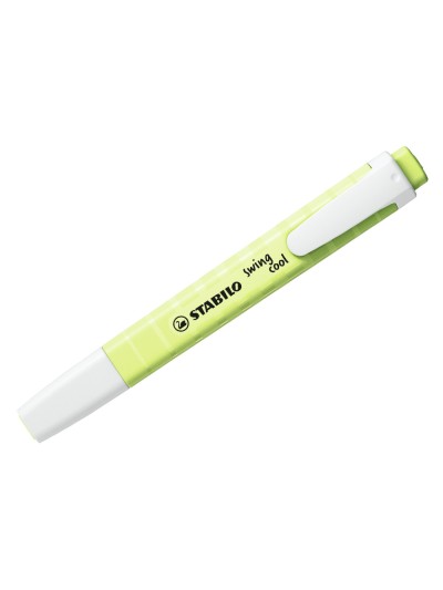 Rotulador stabilo fluorescente fino swing cool pastel chispa de lima