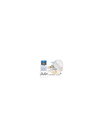Bloc dibujo acuarela sadipal fabriano espiral din a4+ 10 hojas 350 g/m2 grano suave