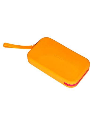 Estuche portatodo antartik tropical dive silicona soft rectangular 190x120x25 mm naranja