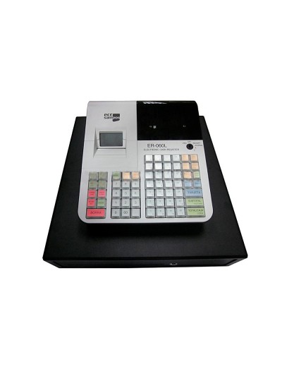 Registradora ecr sampos er-60 blanca 28 departamentos display vfd antireflejos conforme normativa factura
