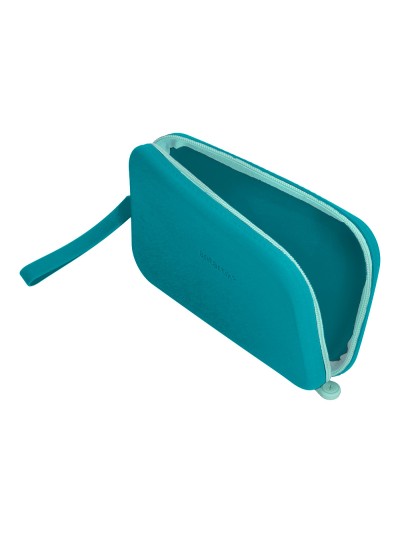 Estuche portatodo antartik tropical dive silicona soft rectangular 190x120x25 mm azul turquesa