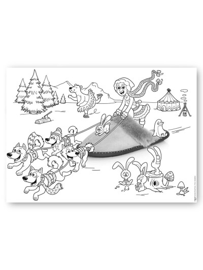 Mantel para colorear maped individual din a3 pack de 15 unidades surtidas