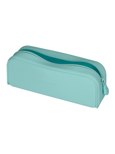 Estuche portatodo antartik prisma silicona soft rectangular 185x50x75 mm menta
