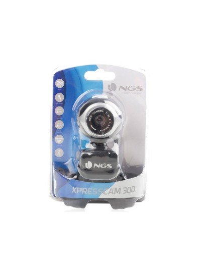 Camara webcam ngs xpresscam300 con microfono 8 mpx usb 2.0