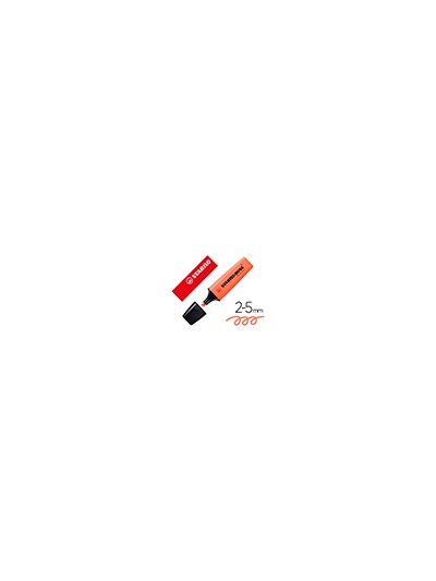 Rotulador stabilo boss fluorescente 70 pastel coral meloso
