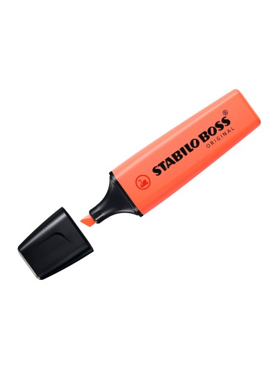 Rotulador stabilo boss fluorescente 70 pastel coral meloso