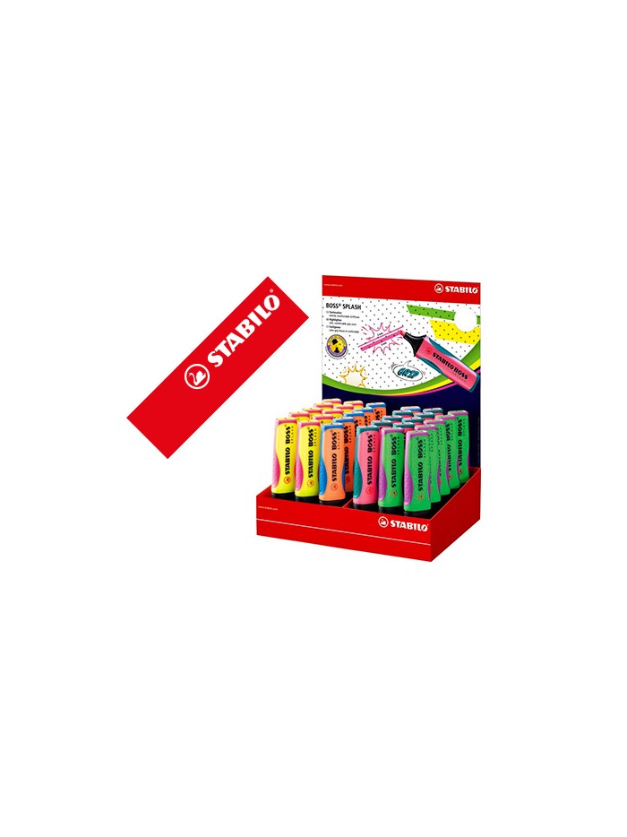 Rotulador stabilo boss splash 75 expositor sobremesa de 30 unidades colores surtidos Rotulador stabilo boss splash 75 expositor sobremesa de 30 unidades colores surtidos