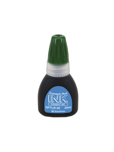 Tinta x'stamper quix para sellos verde bote de 20 ml