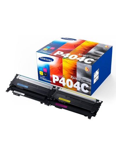 Toner samsung p404c sl c430w / c480 / c480fn / c480fw / c480w pack magenta cian amarillo y negro 1.000 pag