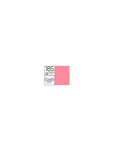 Cartulina guarro rosa chicle 50x65 cm 185 gr