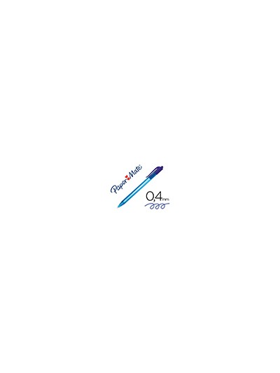 Boligrafo paper mate inkjoy 100 retractil punta media azul